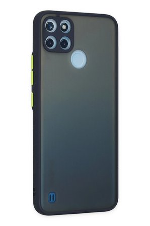 Uray store Realme C21Y Kılıf Montreal Silikon Kapak - Lacivert