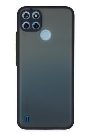 Uray store Realme C21Y Kılıf Montreal Silikon Kapak - Lacivert