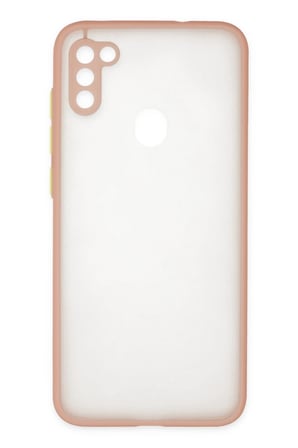 Uray store Samsung Galaxy A11 Kılıf Montreal Silikon Kapak - Pembe