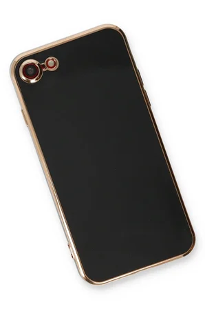 Uray store Apple iPhone 7 Kılıf Volet Silikon - Siyah