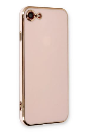 Uray store Apple iPhone 7 Kılıf Volet Silikon - Pembe