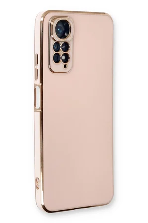 Uray store Xiaomi Redmi Note 11 Kılıf Volet Silikon - Pembe