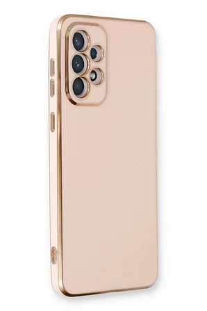 Uray store Samsung Galaxy A53 5G Kılıf Volet Silikon - Pembe