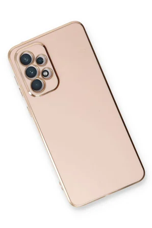 Uray store Samsung Galaxy A53 5G Kılıf Volet Silikon - Pembe