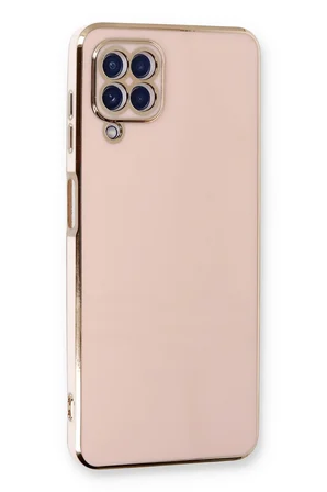 Uray store Samsung Galaxy A22 Kılıf Volet Silikon - Pembe