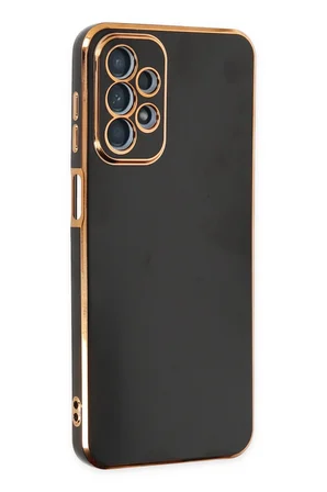 Uray store Samsung Galaxy A23 4G Kılıf Volet Silikon - Siyah