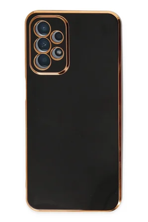 Uray store Samsung Galaxy A23 4G Kılıf Volet Silikon - Siyah