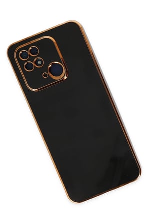 Uray store Xiaomi Redmi 10C Kılıf Volet Silikon - Siyah