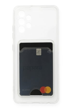 Uray store Samsung Galaxy A73 5G Kılıf Kart Şeffaf Silikon - Şeffaf