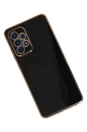 Uray store Samsung Galaxy A32 Kılıf Volet Silikon - Siyah