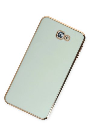 Uray store Samsung Galaxy J7 Prime Kılıf Volet Silikon - Açık Yeşil