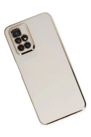Uray store Xiaomi Redmi 10 2022 Kılıf Volet Silikon - Beyaz