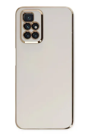 Uray store Xiaomi Redmi 10 2022 Kılıf Volet Silikon - Beyaz