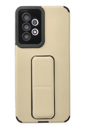 Uray store Samsung Galaxy A33 5G Kılıf Mega Standlı Silikon - Gold