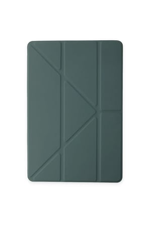 Uray store Apple iPad 10.2 (8.nesil) Kılıf Kalemlikli Mars Tablet Kılıfı - Koyu Yeşil