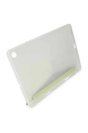 Uray store Apple iPad 10.2 (8.nesil) Kılıf Kalemlikli Mars Tablet Kılıfı - Açık Yeşil