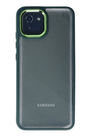 Uray store Samsung Galaxy A03 Kılıf Dora Kapak - Haki Yeşil