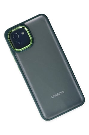 Uray store Samsung Galaxy A03 Kılıf Dora Kapak - Haki Yeşil