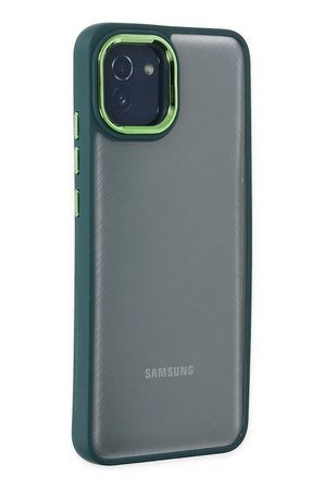 Uray store Samsung Galaxy A03 Kılıf Dora Kapak - Haki Yeşil