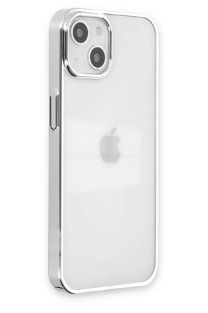 Uray store Apple iPhone 14 Plus Kılıf Element Silikon - Gümüş