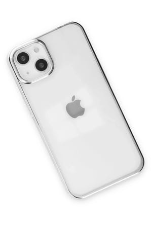 Uray store Apple iPhone 14 Plus Kılıf Element Silikon - Gümüş