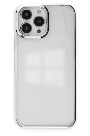 Uray store Apple iPhone 14 Pro Max Kılıf Element Silikon - Gümüş