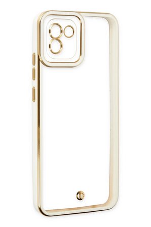 Uray store Samsung Galaxy A03 Kılıf Liva Lens Silikon - Beyaz