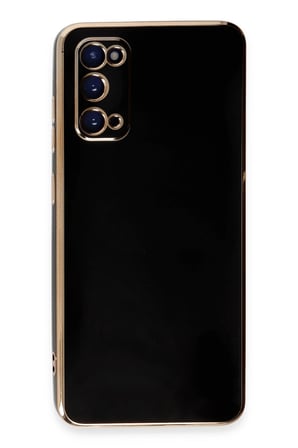 Uray store Samsung Galaxy S20 Kılıf Volet Silikon - Siyah