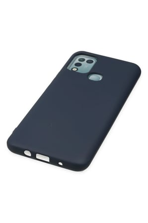 Uray store İnfinix Hot 10 Play Kılıf Nano içi Kadife Silikon - Lacivert