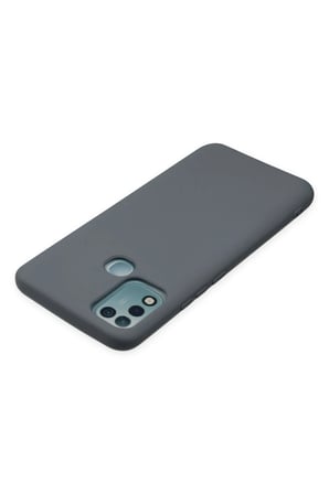 Uray store İnfinix Hot 10 Play Kılıf Nano içi Kadife Silikon - Gri