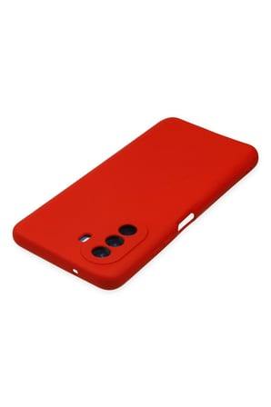 Uray store Huawei Nova Y70 Kılıf Nano içi Kadife Silikon - Kırmızı