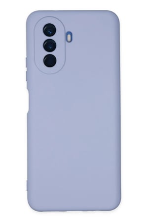 Uray store Huawei Nova Y70 Kılıf Nano içi Kadife Silikon - Lila