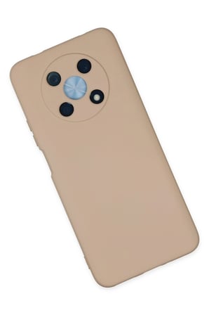 Uray store Huawei Nova Y90 Kılıf Nano içi Kadife Silikon - Pudra