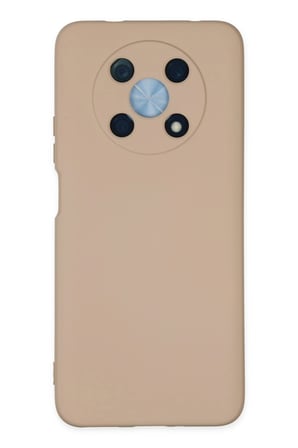 Uray store Huawei Nova Y90 Kılıf Nano içi Kadife Silikon - Pudra