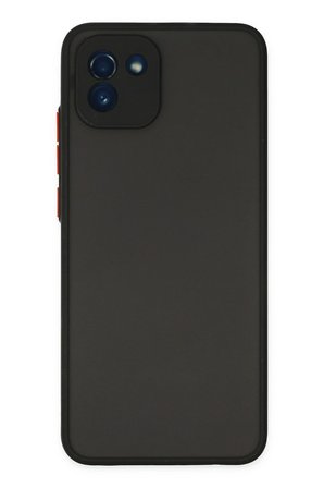 Uray store Samsung Galaxy A03 Kılıf Montreal Silikon Kapak - Siyah