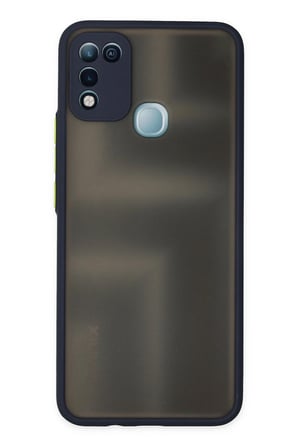 Uray store İnfinix Hot 10 Play Kılıf Montreal Silikon Kapak - Lacivert