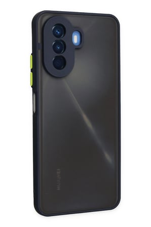 Uray store Huawei Nova Y70 Kılıf Montreal Silikon Kapak - Lacivert