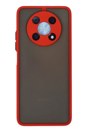 Uray store Huawei Nova Y90 Kılıf Montreal Silikon Kapak - Kırmızı
