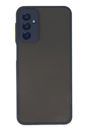 Uray store Samsung Galaxy M13 Kılıf Montreal Silikon Kapak - Lacivert
