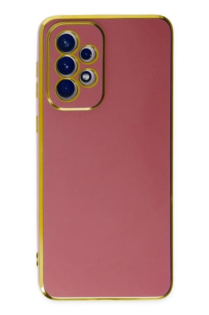 Uray store Samsung Galaxy A73 5G Kılıf Volet Silikon - Kırmızı