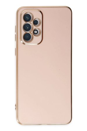 Uray store Samsung Galaxy A73 5G Kılıf Volet Silikon - Pembe