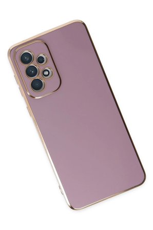 Uray store Samsung Galaxy A73 5G Kılıf Volet Silikon - Mor