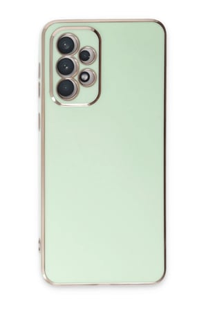 Uray store Samsung Galaxy A73 5G Kılıf Volet Silikon - Açık Yeşil