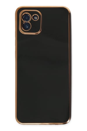 Uray store Samsung Galaxy A03 Kılıf Volet Silikon - Siyah