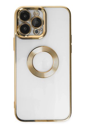 Uray store Apple iPhone 14 Pro Max Kılıf Slot Silikon - Gold