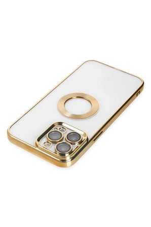 Uray store Apple iPhone 14 Pro Max Kılıf Slot Silikon - Gold