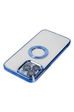Uray store Apple iPhone 14 Pro Max Kılıf Slot Silikon - Mavi
