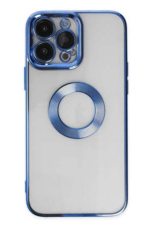 Uray store Apple iPhone 14 Pro Max Kılıf Slot Silikon - Mavi