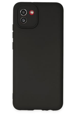Uray store Samsung Galaxy A03 Kılıf First Silikon - Siyah