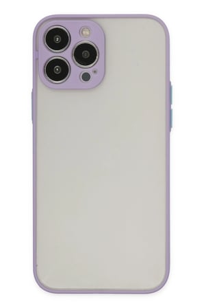 Uray store Apple iPhone 14 Pro Max Kılıf Montreal Silikon Kapak - Mor
